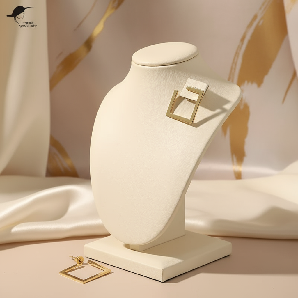 Minimalist Square Drop Earrings