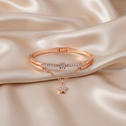 Celestial Star Charm Bangle